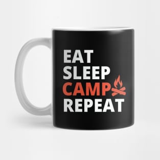 Eat Sleep Camp Repeat Mug